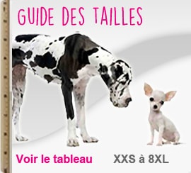 Size guide for dogs and cats